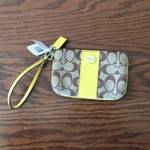 NET! Coach wristlet!